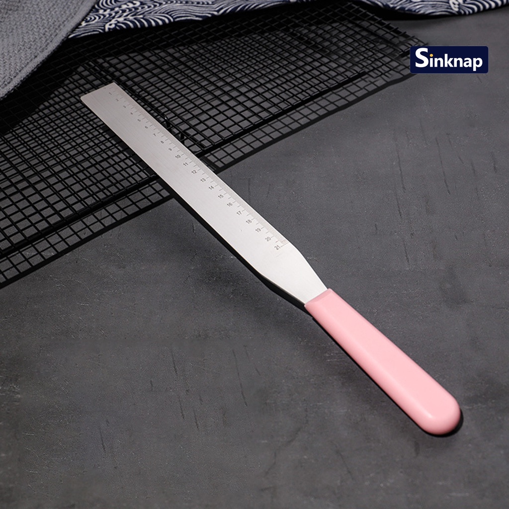 Spatula Sinknap thép cấp thực phẩm vét bơ làm bánh chống gỉ