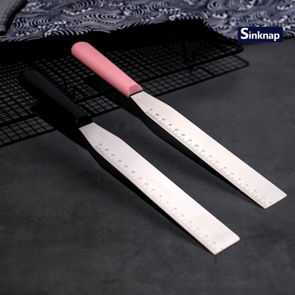 Spatula Sinknap thép cấp thực phẩm vét bơ làm bánh chống gỉ