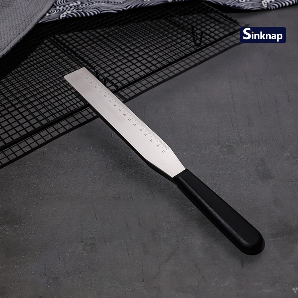 Spatula Sinknap thép cấp thực phẩm vét bơ làm bánh chống gỉ