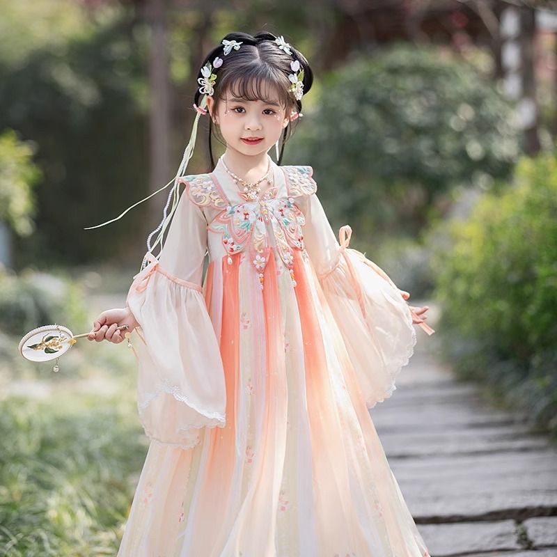 Bộ Hán Phục Phong Cách Trung Hoa Cổ Điển Mùa Hè Thu Cho Bé Gái Zzkds .Vn