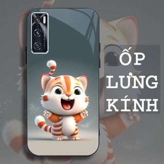 Ốp Lưng VIVO V20 SE Mặt kính cường lực, cao cấp Họa tiết 12 CON GIÁP NGỘ NGHĨNH .