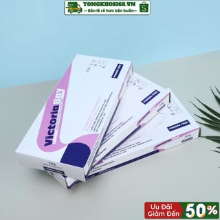 Hộp 100 găng tay nấu ăn siêu dai Victoria Bay làm bếp siêu dai chất liệu TPE không mùi chống nhăn - TONGKHOSI68.VN
