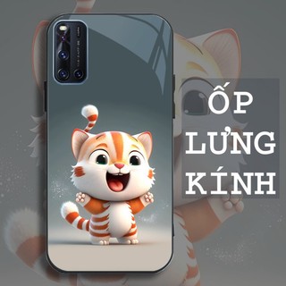 Ốp Lưng VIVO V19  Mặt kính cường lực, cao cấp Họa tiết 12 CON GIÁP NGỘ NGHĨNH .