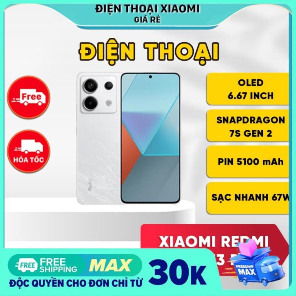 Điện Thoại Xiaomi Redmi Note 13 Pro 5G  - Snapdragon 7s Gen 2