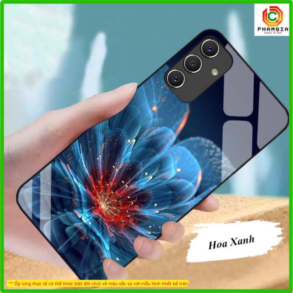 Ốp lưng tráng gương Samsung A13 5G / A04S / A05S in hình hoa nhiều mẫu mới đẹp, sắc nét