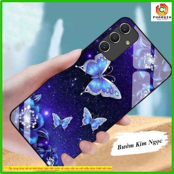 Ốp lưng tráng gương Samsung A13 5G / A04S / A05S in hình hoa nhiều mẫu mới đẹp, sắc nét