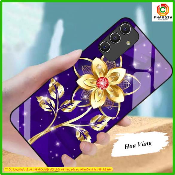 Ốp lưng tráng gương Samsung A13 5G / A04S / A05S in hình hoa nhiều mẫu mới đẹp, sắc nét
