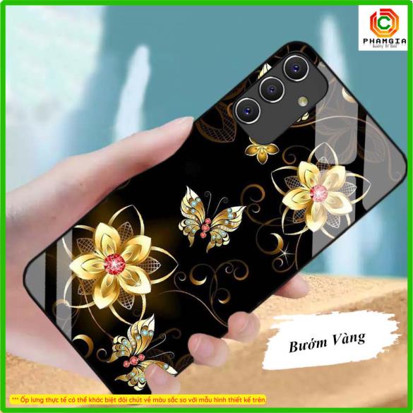 Ốp lưng tráng gương Samsung A13 5G / A04S / A05S in hình hoa nhiều mẫu mới đẹp, sắc nét