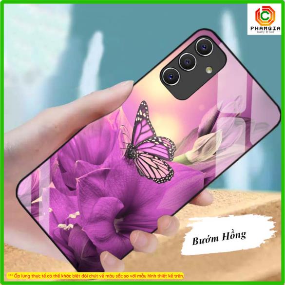Ốp lưng tráng gương Samsung A13 5G / A04S / A05S in hình hoa nhiều mẫu mới đẹp, sắc nét