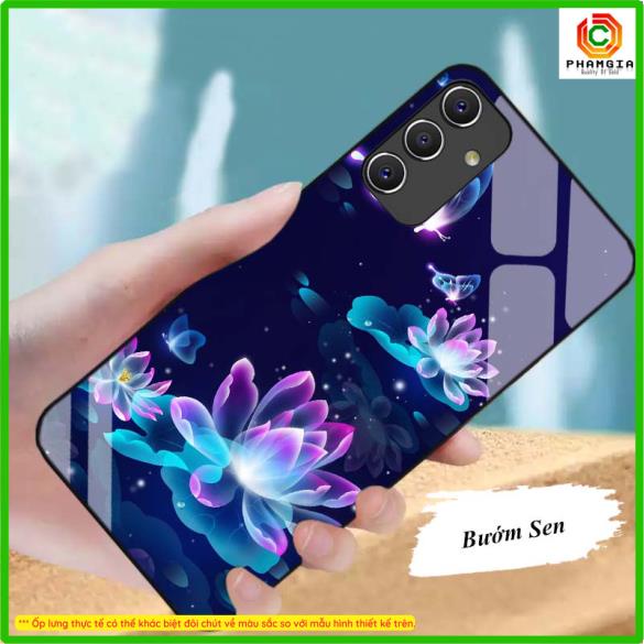 Ốp lưng tráng gương Samsung A13 5G / A04S / A05S in hình hoa nhiều mẫu mới đẹp, sắc nét