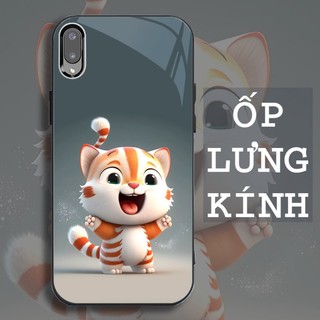 Ốp Lưng SAMSUNG GALAXY A02, M02 Mặt kính cường lực, cao cấp Họa tiết 12 CON GIÁP NGỘ NGHĨNH .
