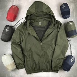 Áo Khoác Dù Nam Vải 2 Lớp Lót Lưới Thoáng Mát, Họa Tiết Trơn 5 Màu Siêu Hot SG FASHION