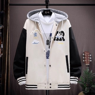 Áo Khoác Dù GióNam SG FASHION Phối Nón Nỉ Họa Tiết In Mây 2 Màu Hot Trend