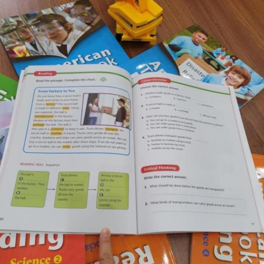 American Textbook Reading - 8q + File MP3.