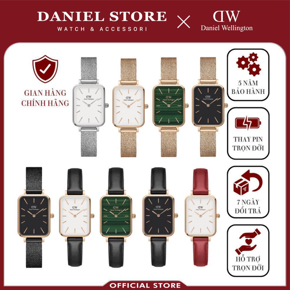 Đồng Hồ Nữ Daniel Wellington QUADRO PRESSED Dây Mesh 20x26mm - Daniel Store