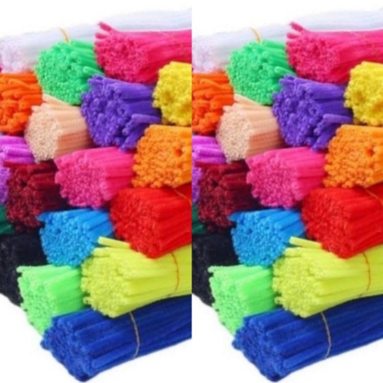 Bó 100 sợi kẽm nhung🍀FREESHIP🍀Kẽm lông tốt làm hoa trang trí, Dây kẽm lông làm đồ chơi thủ công