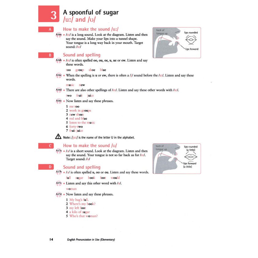 Pronunciation in Use: Elementary/ Intermediate/ Advanced -  Tặng Audio mp3