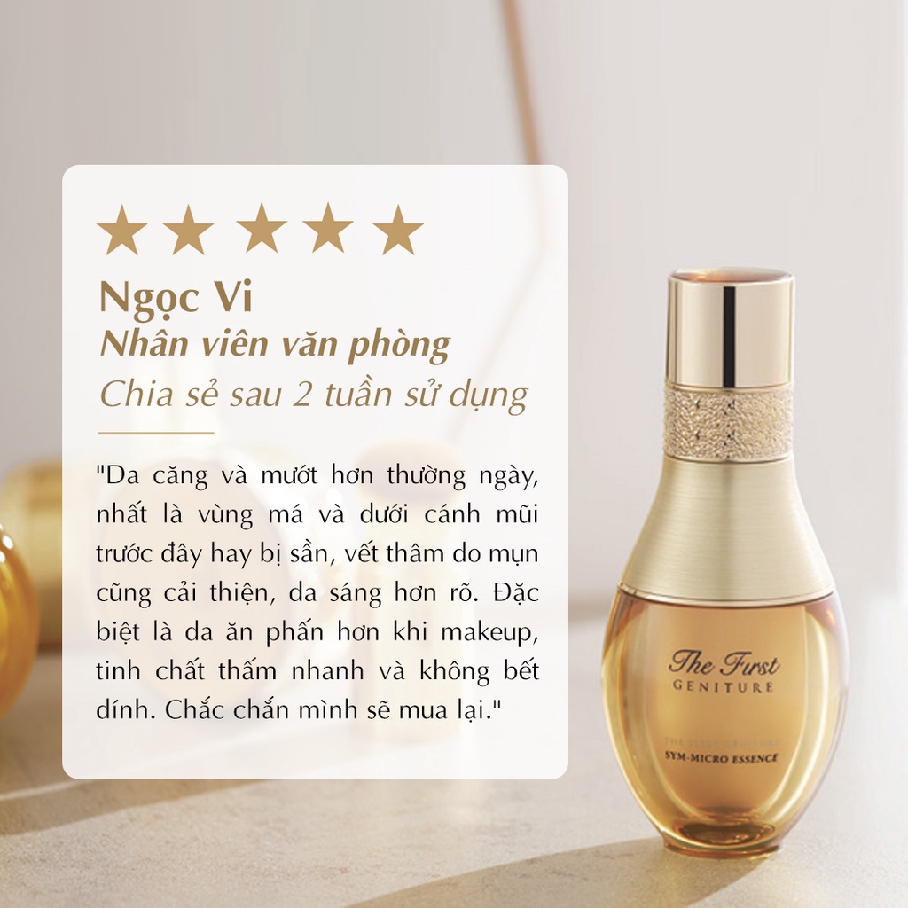 Tinh chất tăng cường tế bào gốc chống lão hóa toàn diện OHUI The First Sym-Micro Essence 20ml