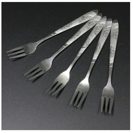 COmbo 10 Dĩa inox ăn hoa quả