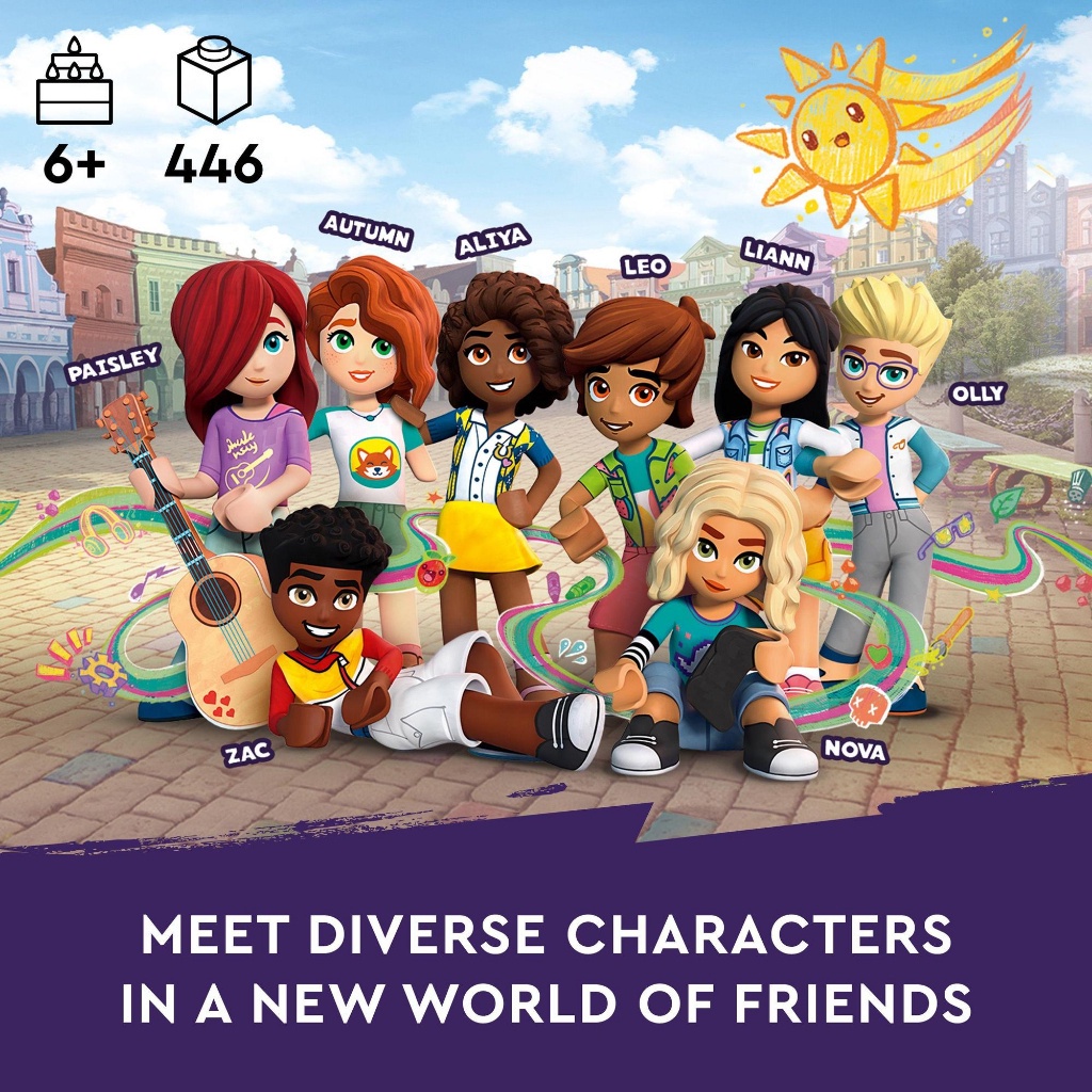 [Mã LEGOSPT10 giảm 10% đơn 999K] LEGO Friends 41749 Đồ chơi lắp ráp Xe truyền hình lưu động (446 chi tiết)