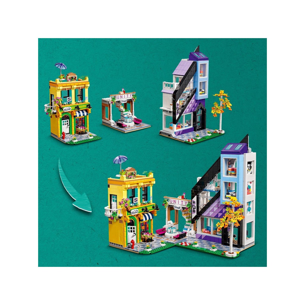 [Mã LIFEMC06DBAU giảm 50k đơn 350k] LEGO Friends 41732 Tiệm Hoa Và Cửa Hàng Thiết Kế Nội Thất (2010 Chi Tiết)