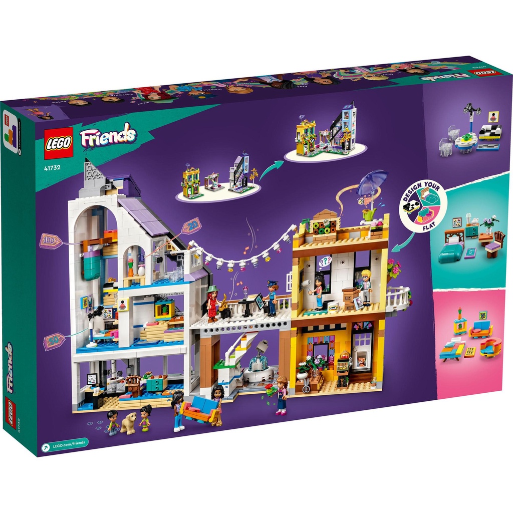 [Mã LIFEMC06DBAU giảm 50k đơn 350k] LEGO Friends 41732 Tiệm Hoa Và Cửa Hàng Thiết Kế Nội Thất (2010 Chi Tiết)