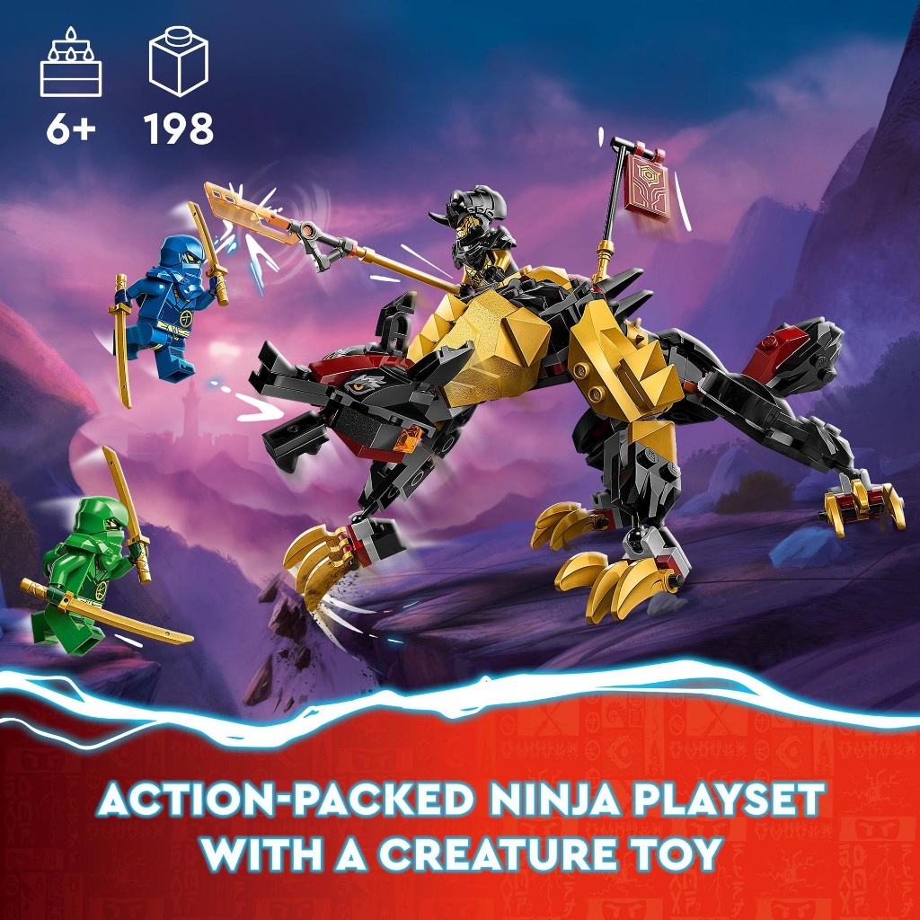 LEGO Ninjago 71790 Đồ chơi lắp ráp Quái thú săn rồng Imperium (198 chi tiết)
