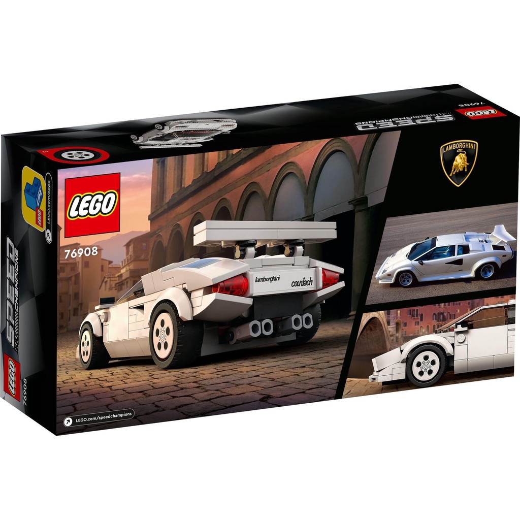 [Mã LIFEMC06CBAU giảm 50k đơn 350k] LEGO Speed Champions 76908 Siêu Xe Lamborghini Countach (262 chi tiết)