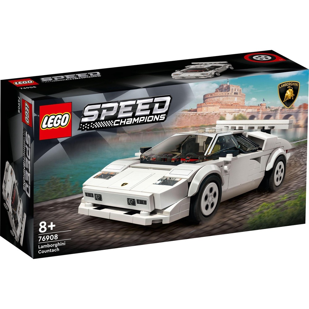 [Mã LIFEMC06CBAU giảm 50k đơn 350k] LEGO Speed Champions 76908 Siêu Xe Lamborghini Countach (262 chi tiết)