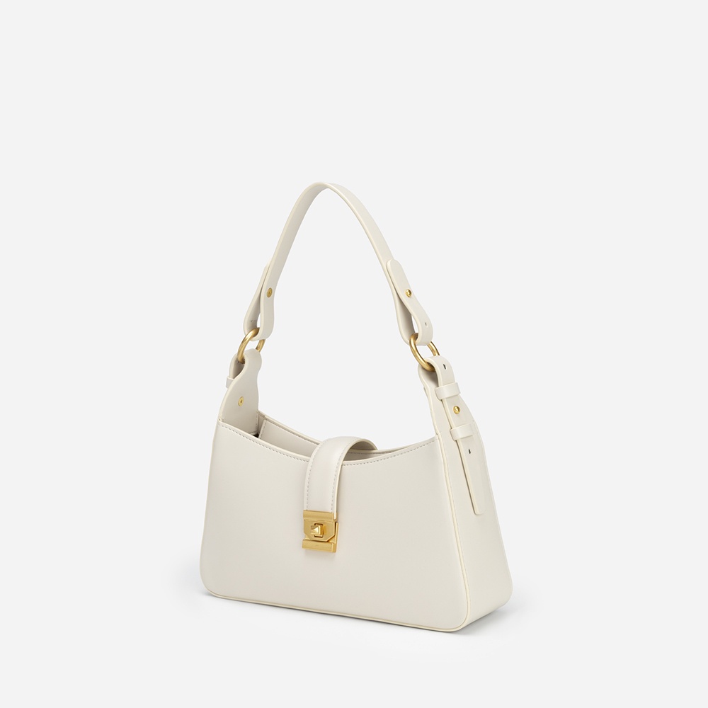 Vascara Túi Hobo Quai Cài Phối Khóa Gold - TOT 0091