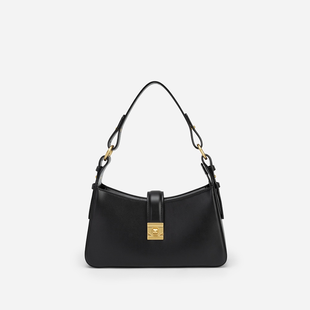 Vascara Túi Hobo Quai Cài Phối Khóa Gold - TOT 0091