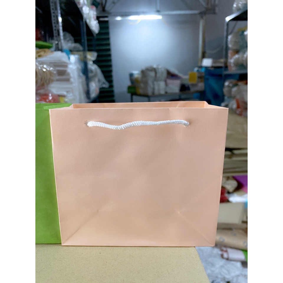 10 cái Túi giấy Kraft JAPAN CAO 11 NGANG 12 HÔNG đáy 6 cm