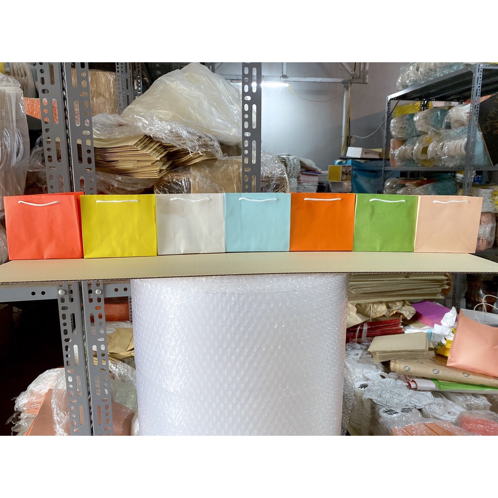 10 cái Túi giấy Kraft JAPAN CAO 11 NGANG 12 HÔNG đáy 6 cm