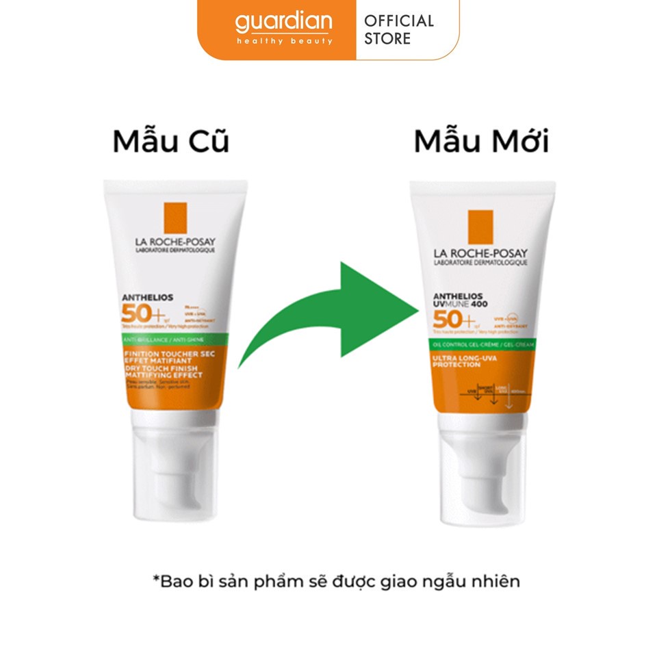 Kem Chống Nắng Kiểm Soát Nhờn Không Màu La Roche-Posay Anthelios XL SPF50+ UVB & UVA 50ml