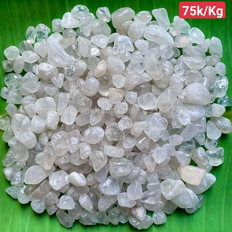 1KG Đá Vụn Tự Nhiên 1-2 cm dùng Trang Trí, Rải Nền, Thanh Tẩy