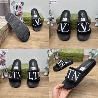 Dép nam vltn in chữ,quai tán đinh thời trang,đế dập nổi logo mẫu mới nhất2023