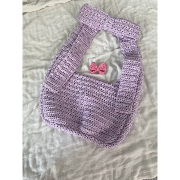 Túi nơ handmade tặng kèm nơ cài🎀 ảnh thật ở phía sau ạ 🥰