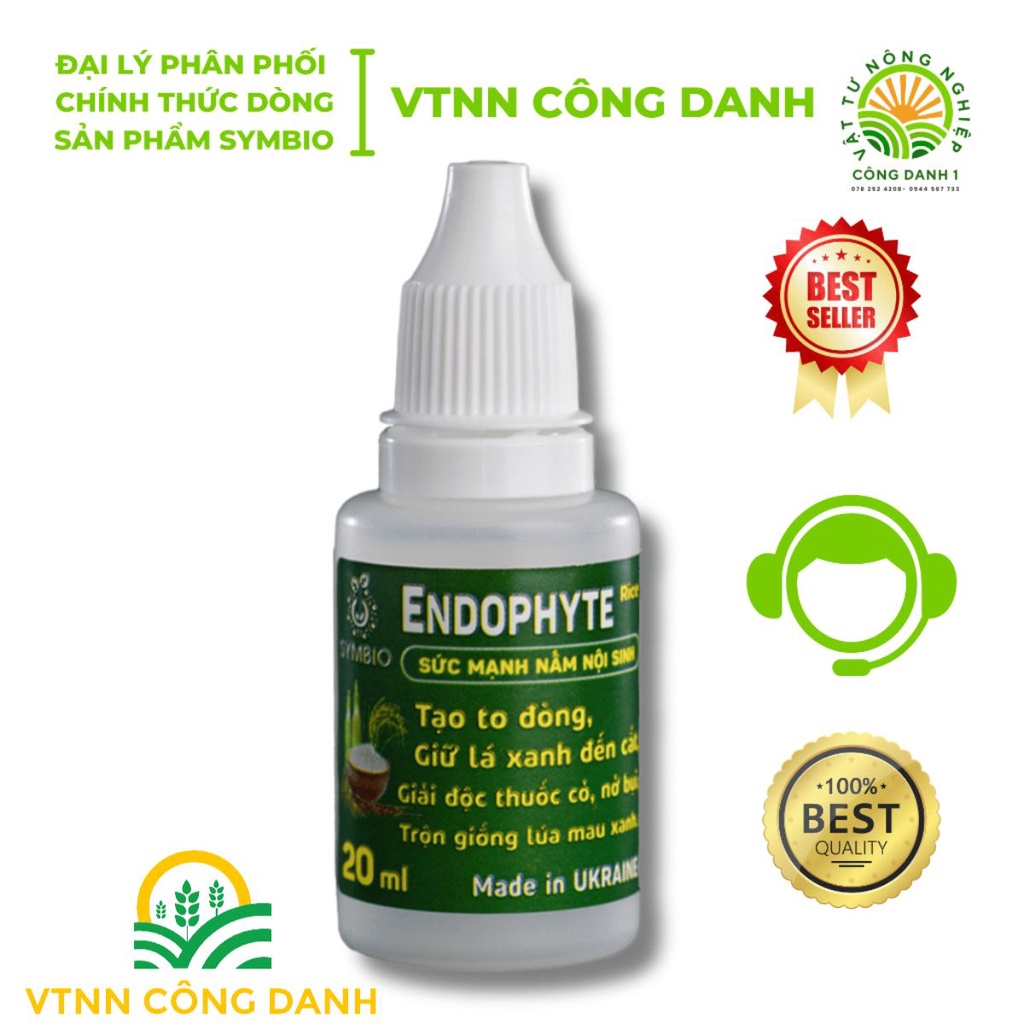 ENDOPHYTE RICE chế phẩm sinh học ĐỘC ĐÁO kích hoạt sinh trưởng thế hệ mới.