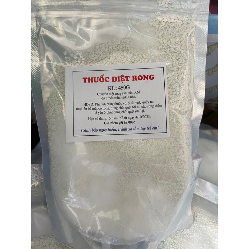 BỘT TẨY RONG RÊU TRÊN NỀN GẠCH, XI MĂNG 450g
