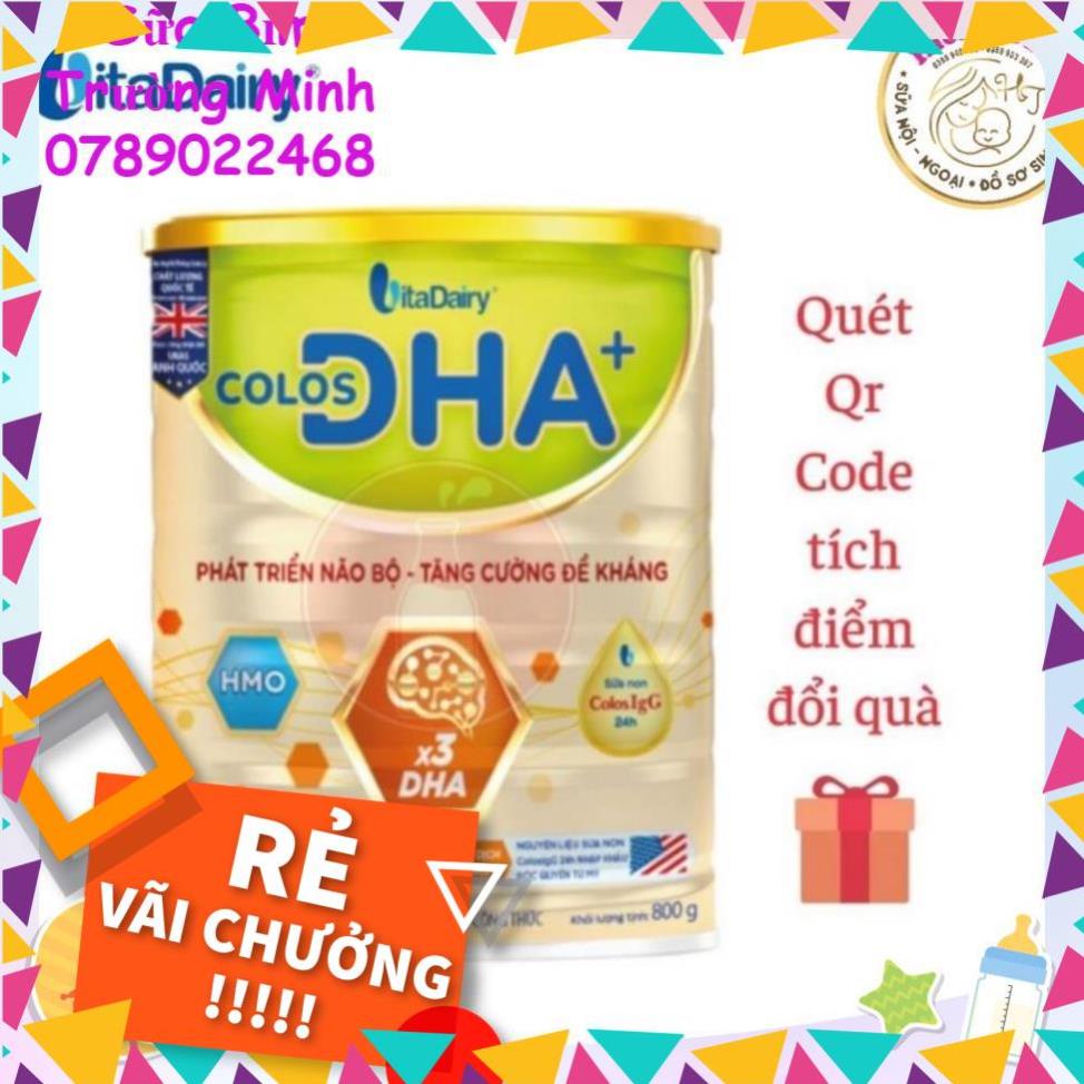 Sữa Bột Colos DHA 0+/1+ 800g/400g