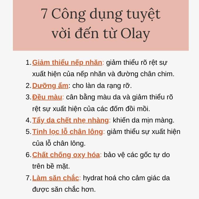 Kem Dưỡng Olay Total Effects 7 In 1 Ngày Và Đêm 50ml - sáng da chống lão hóa