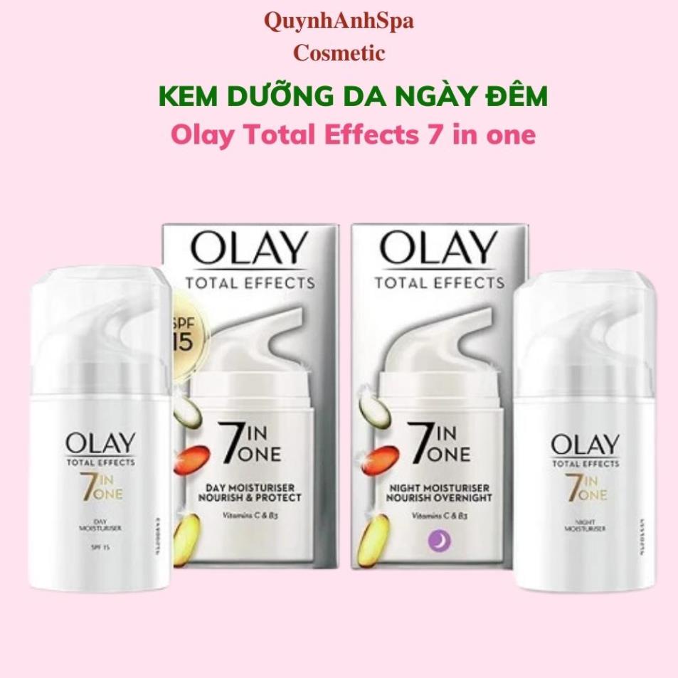 Kem Dưỡng Olay Total Effects 7 In 1 Ngày Và Đêm 50ml - sáng da chống lão hóa