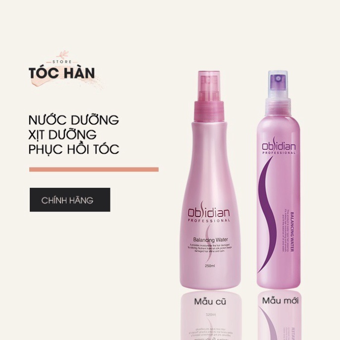 NƯỚC XỊT DƯỠNG TÓC HOA HỒNG OBSIDIAN 250ML Hàn Quốc - Cấp Ẩm Tóc, Tái Tạo, Cân Bằng PH,Hương Hoa