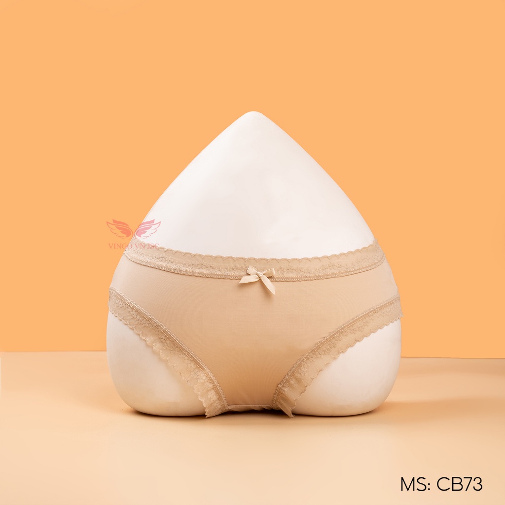 Combo 5 quần lót nữ thun lạnh viền ren VINGO kháng khuẩn thoáng khí CB73 VNGO