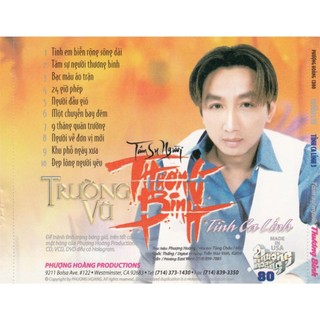 Đĩa cd 2721.phcd080-truong vu-tam su nguoi thuong binh chất lượng cao