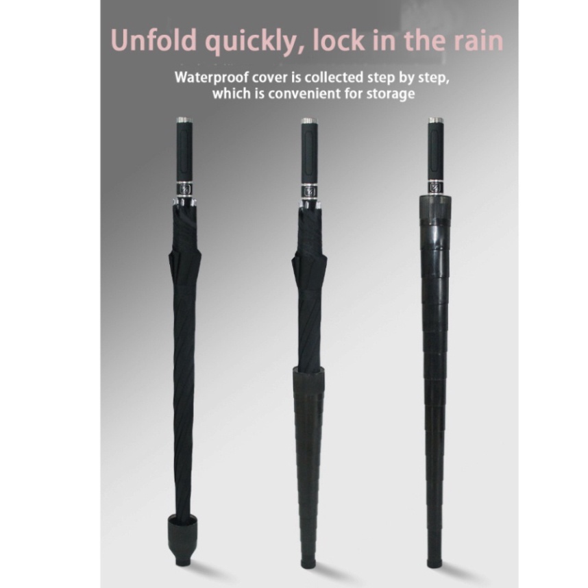 Ô Che Mưa Có Vỏ Rút Ngăn Nước Tràn Ra Xe Ô Tô,Sàn Nhà  8 Nan Khung Bền Bỉ Chống lật Tán Rộng 1m2 Mẫu Mới