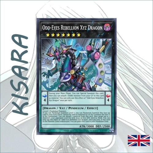 Bài lẻ Yugioh Odd-Eyes Rebellion Xyz Dragon - BLMR-EN005 - Ultra Rare 1st Edition