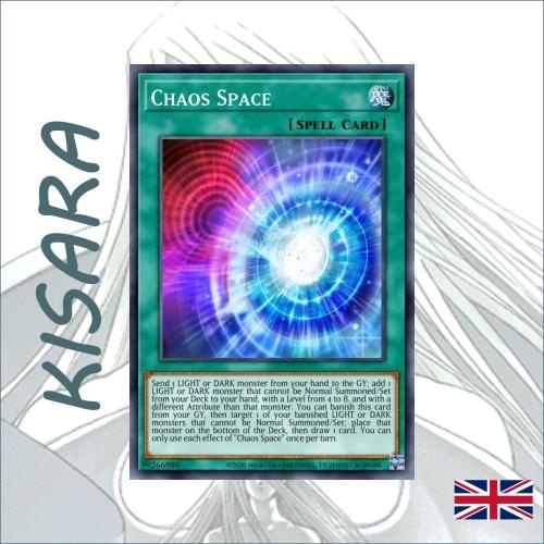 Bài lẻ Yugioh Chaos Space - RA01-EN065 - Ultimate Rare 1st Edition