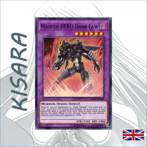Bài lẻ Yugioh Masked HERO Dark Law - RA01-EN025 - Ultra Rare 1st Edition