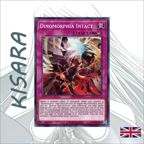 Bài lẻ Yugioh Dinomorphia Intact - CYAC-EN076 - Common 1st Edition